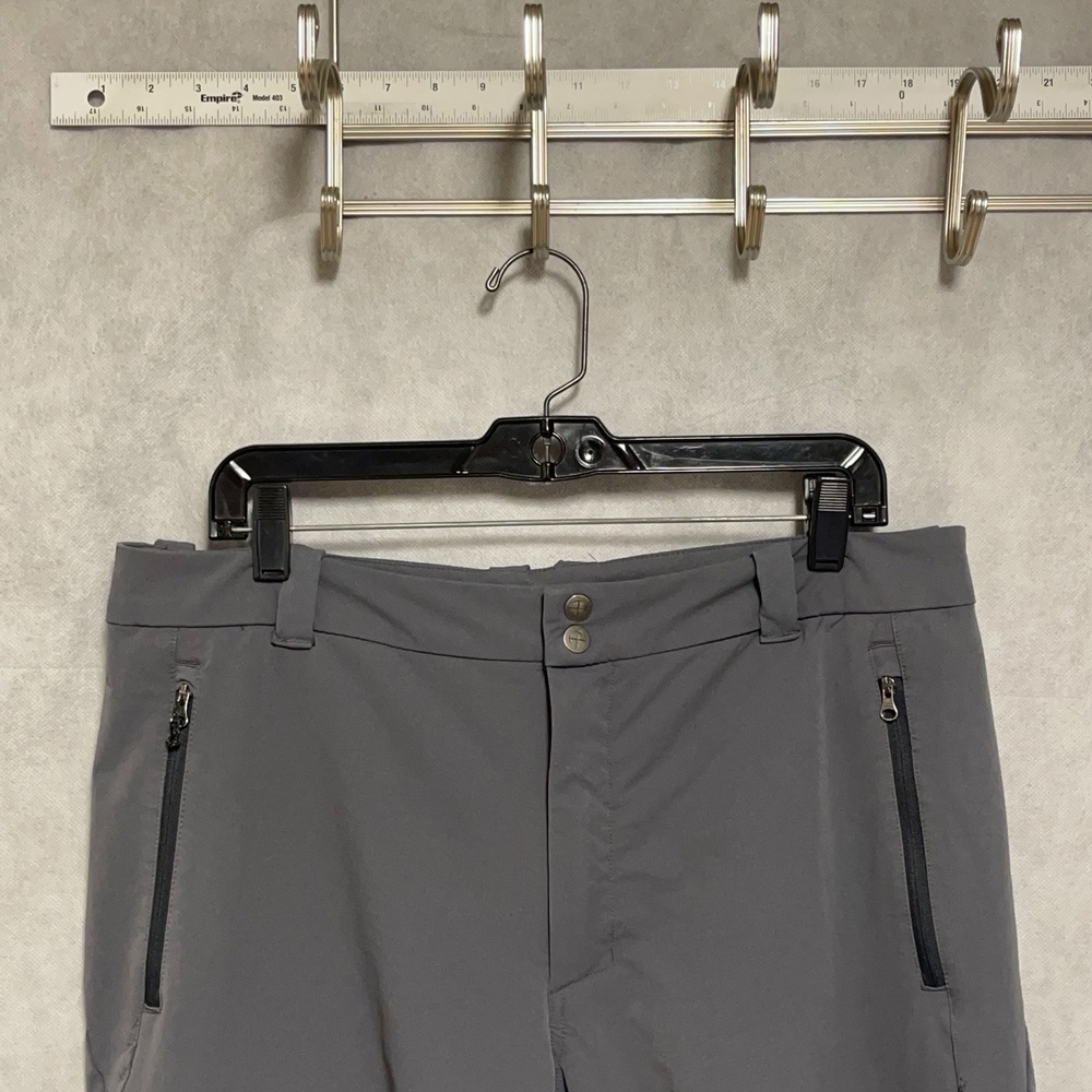 REI Pants Men 36x32 Co op Activator Softshell Nylon Cinch Botom Articulated Knee